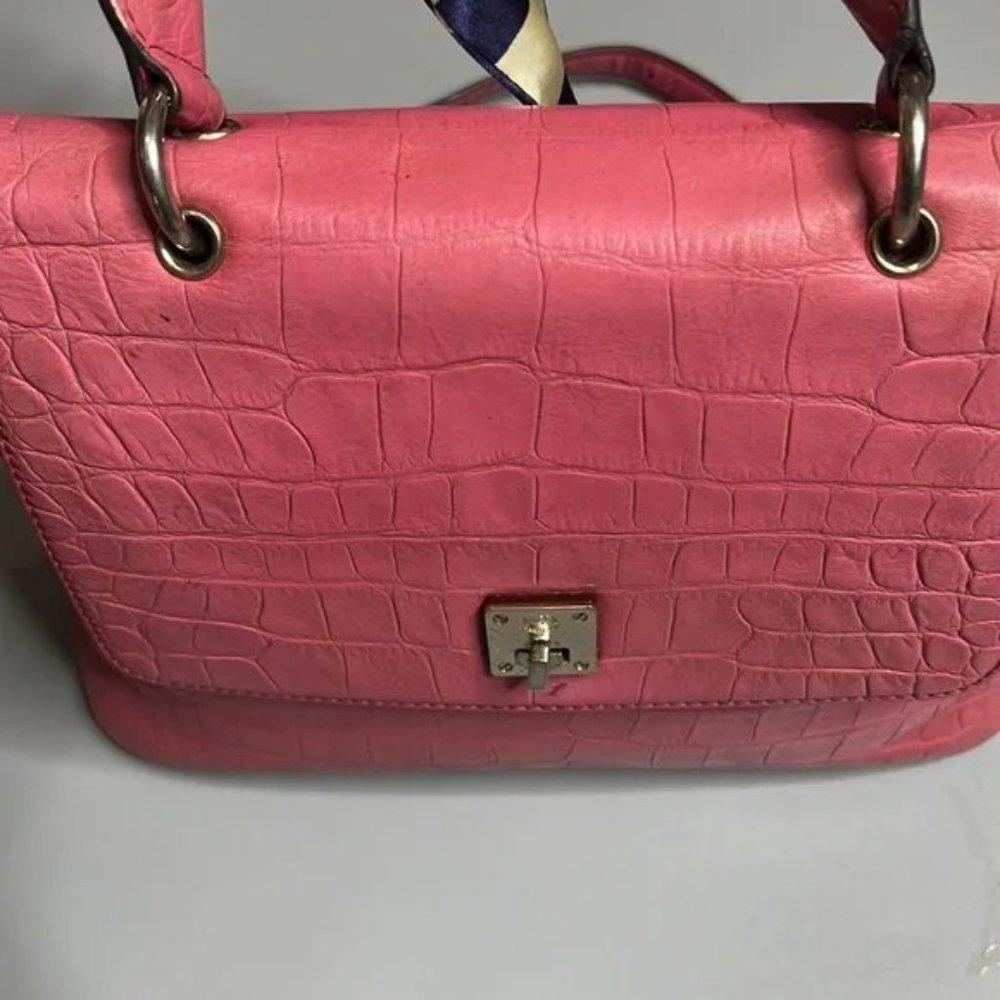 Mcm Saffiano Leather 2 Way Bag Gem
